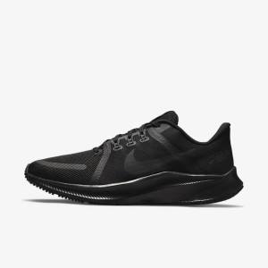 Nike Quest 4 Straßen Laufschuhe Herren Schwarz Dunkelgrau | NK073FLX