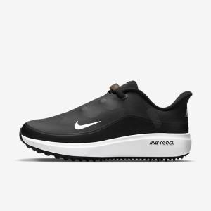 Nike React Ace Tour Golfschuhe Damen Schwarz Metal Dunkelgrau Weiß | NK326BRO