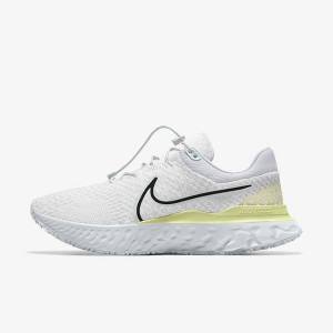 Nike React Infinity Run 3 By You Custom Straßen Laufschuhe Herren Weiß | NK682YTD