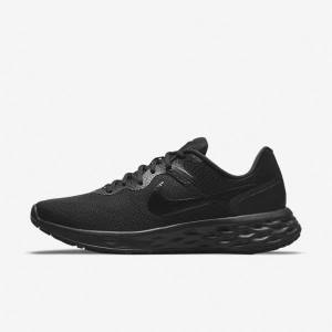 Nike Revolution 6 Next Nature Straßen Laufschuhe Herren Schwarz Dunkelgrau | NK845ZVU