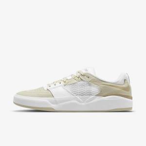 Nike SB Ishod Wair Premium Skate Shoes Herren Hellgrau Weiß Khaki | NK938JPF