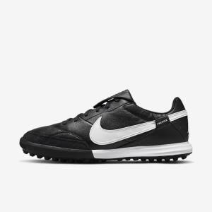 Nike The Premier 3 TF Artificial-Turf Fußballschuhe Herren Schwarz Weiß | NK249ZTJ