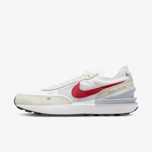 Nike Waffle One Sneakers Herren Weiß Grün Metal Silber Rot | NK783RMQ