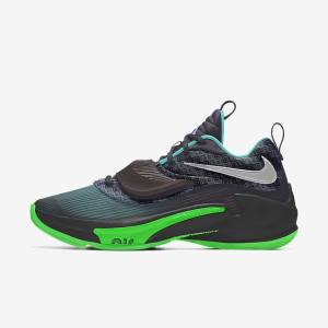 Nike Zoom Freak 3 By You Custom Basketballschuhe Damen Mehrfarbig | NK316WFI